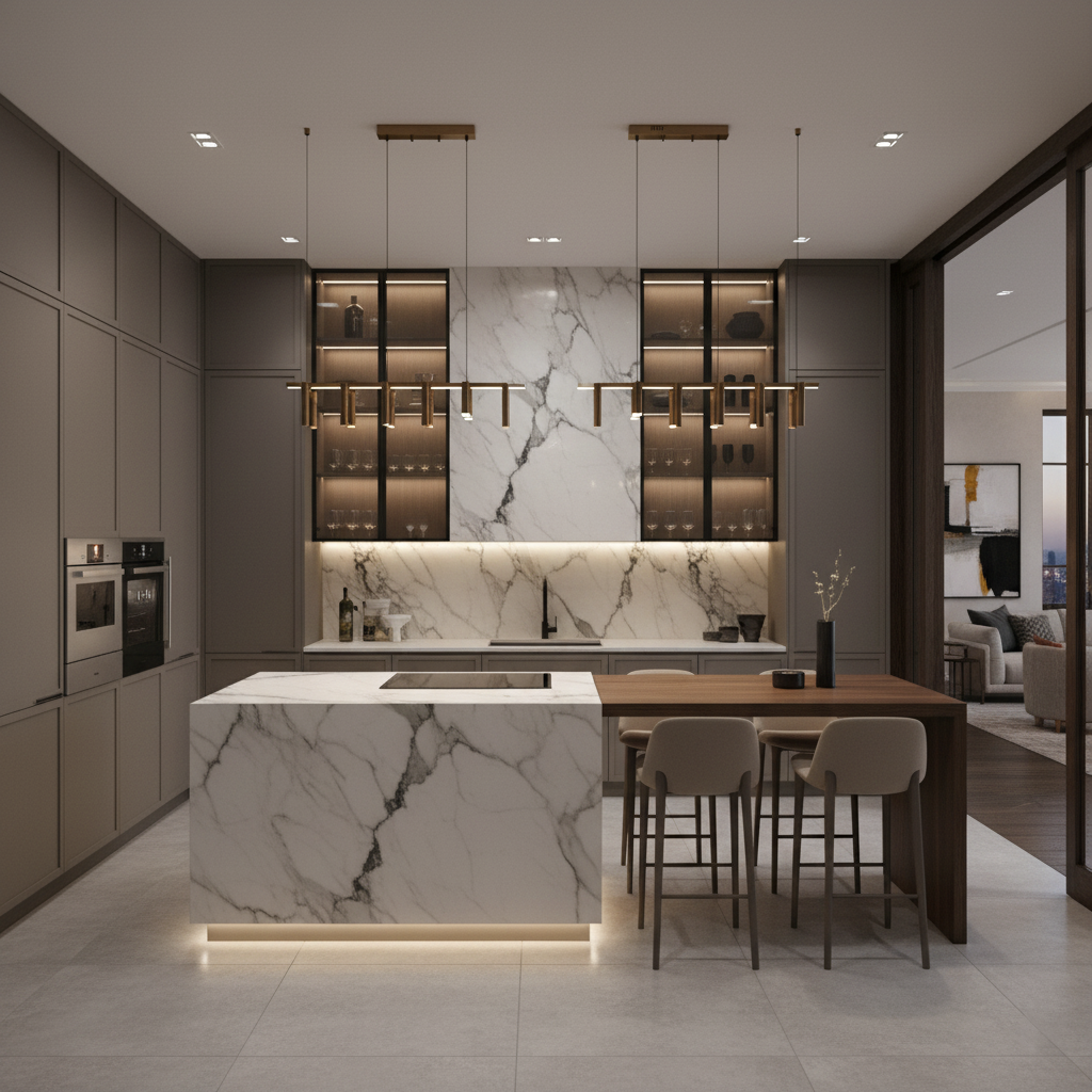 Alpha & Avignon Pro Luxury Galley Kitchen