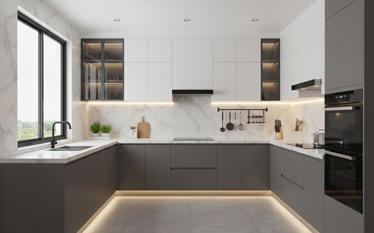 Alpha & Avignon Pro Large Galley Kitchen