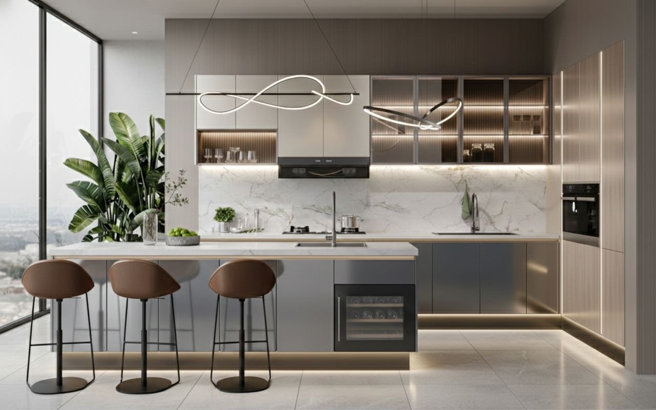 Alpha & Avignon Pro Small U-Shaped Kitchen