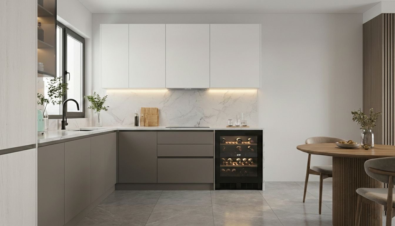 Alpha & Avignon Pro Small L-Shaped Kitchen